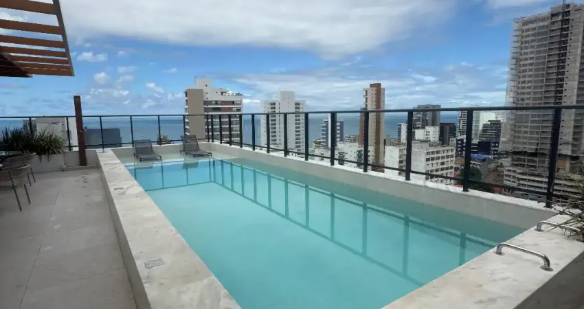 Apartamento a venda 1/4 sala com suíte e varanda, 35 m2 no BLUE BARRA
