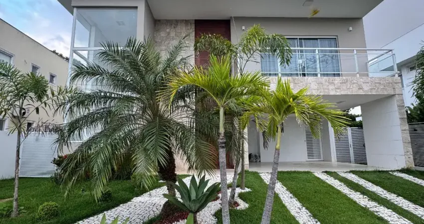 Casa 4 suites alto padrão no Alphaville Litoral Norte 1