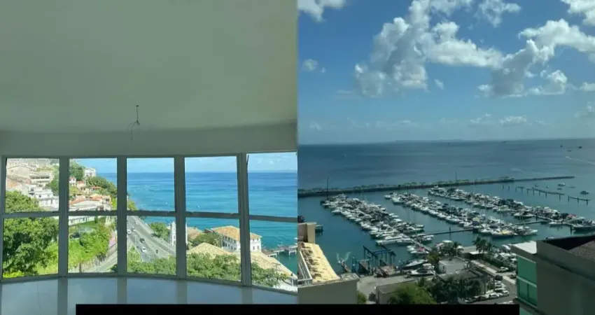 Apartamento 1/4 SALA, Alto padräo, 60 m2 vista mar Cloc Marina Residence