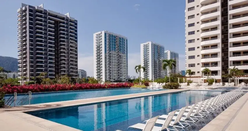 Apartamentos no ilha pura 86m² 2 quartos com suíte, varanda, condomínio com área de lazer na barra da tijuca