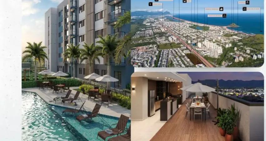 Apartamentos 54m² 2 quartos, suíte, varanda gourmet, condomínio fechado em frente ao recreio shopping