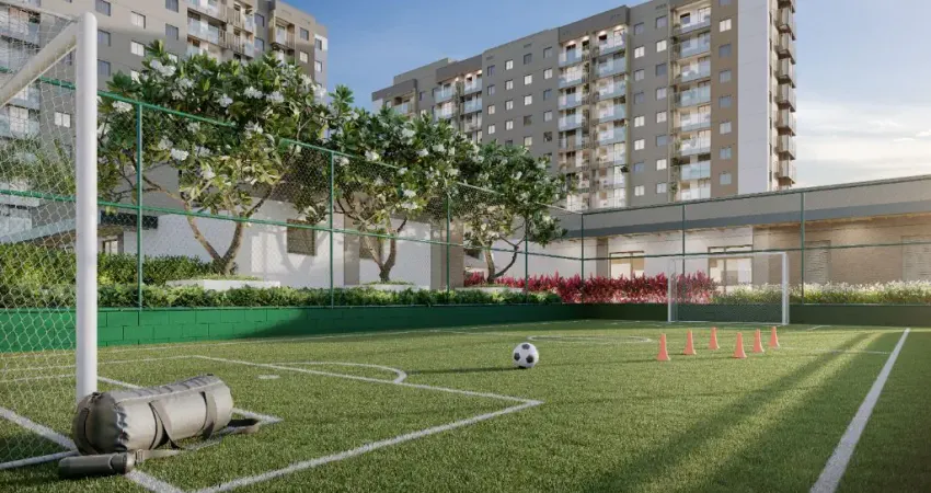 Apartamentos 53m² 2 quartos, varanda, condomínio fechado, área de lazer, próximo ao shopping metropolitano na barra olímpica