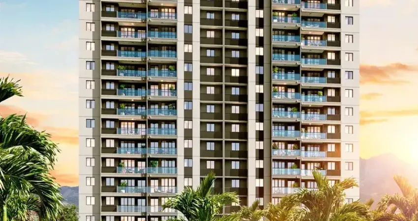 Apartamentos 60m² 3 quartos com varanda, 1 suíte, 1 vaga para carro, condomínio fechado e área de lazer na barra olímpica