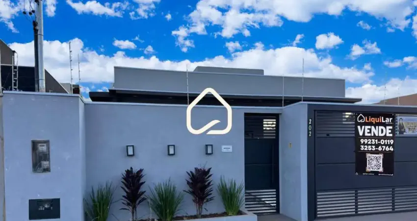 Casa à venda no nasser com área gourmet e acabamento de alto padrão