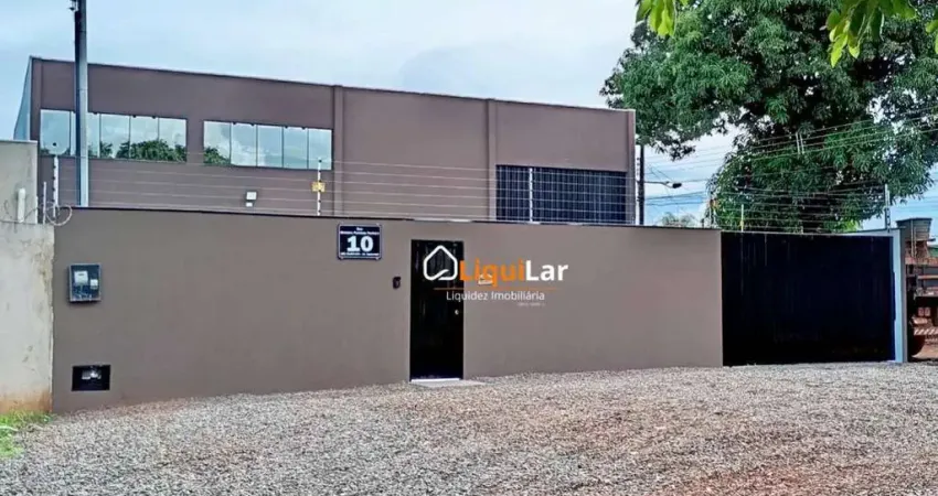 Galpão Comercial Próximo à Av. Guaicurus – 375m² com Mezanino, Estacionamento e Acesso à BR-163