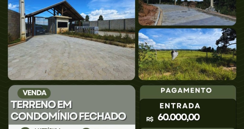 TERRENO DE 1000 METROS EM CONDOMINIO FECHADO