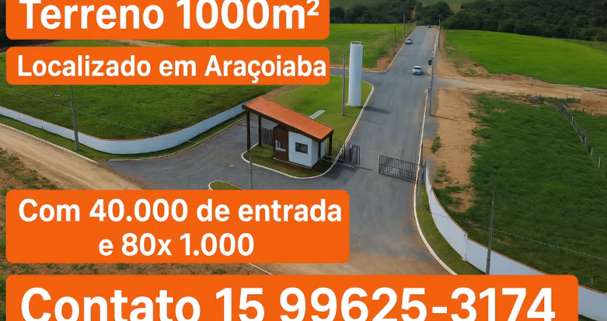 Terreno em condomínio fechado à venda na Rua Professor Toledo, S/N, Aparecidinha, Araçoiaba da Serra
