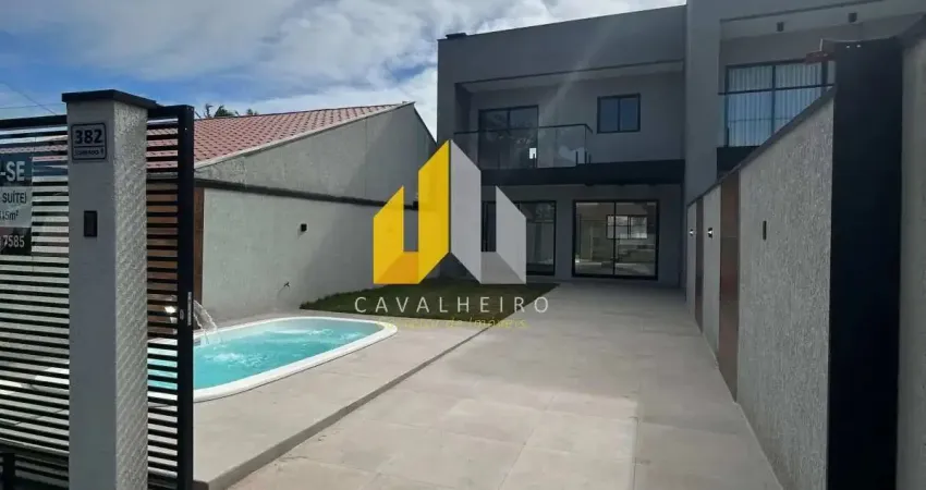 Excelente sobrado a venda em guaratuba com piscina no centro