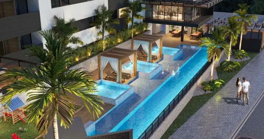 Apartamento em joão pessoa, geisel, 2 quartos, elevador, lazer