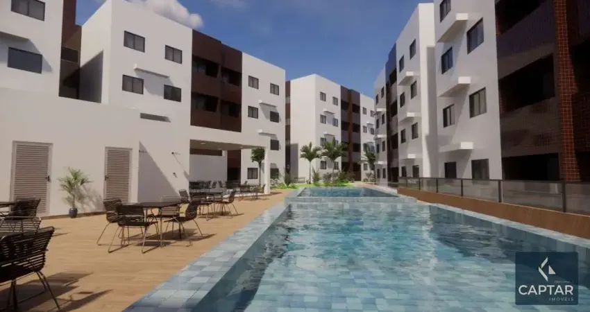 Apartamento em joão pessoa bairro josé américo, 2 quartos, lazer, portaria