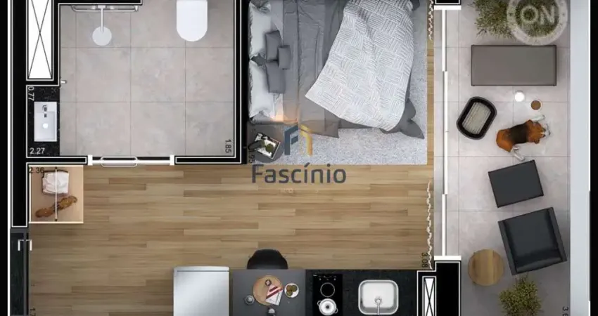 Apartamento com 1 quarto à venda na Avenida Santo Amaro, 3800, Brooklin Paulista, São Paulo