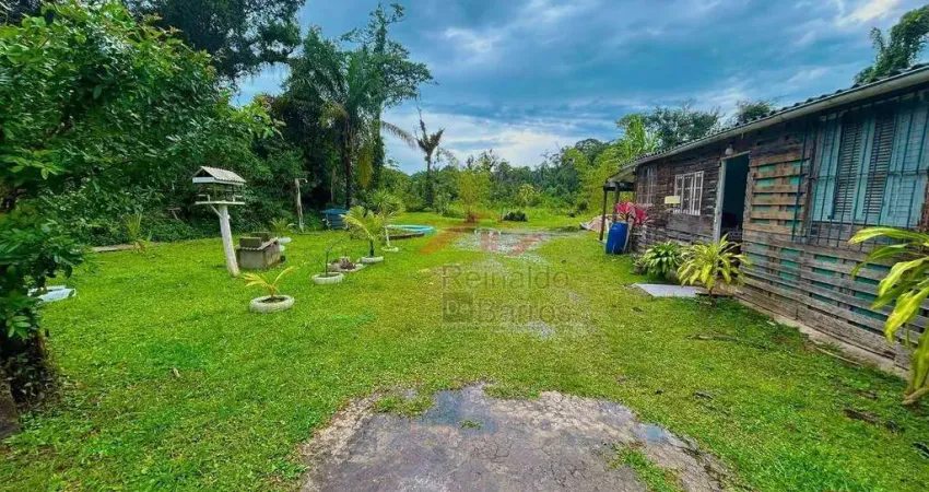 Chácara com 1 dormitório à venda, 1040 m² por r$ 90.000,00 - parque real - itanhaém/sp