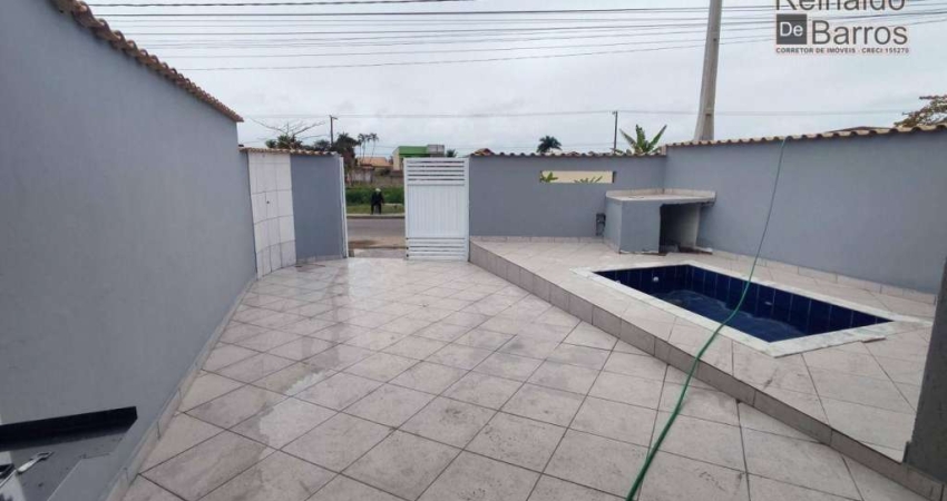 Casa com 2 dormitórios e piscina à venda por R$ 350.000 - Tupy - Itanhaém/SP