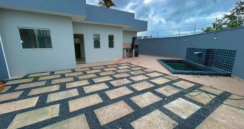 Casa com 2 dormitórios à venda, 56 m² por r$ 380.000,00 - nova itanhaém (interior) - itanhaém/sp