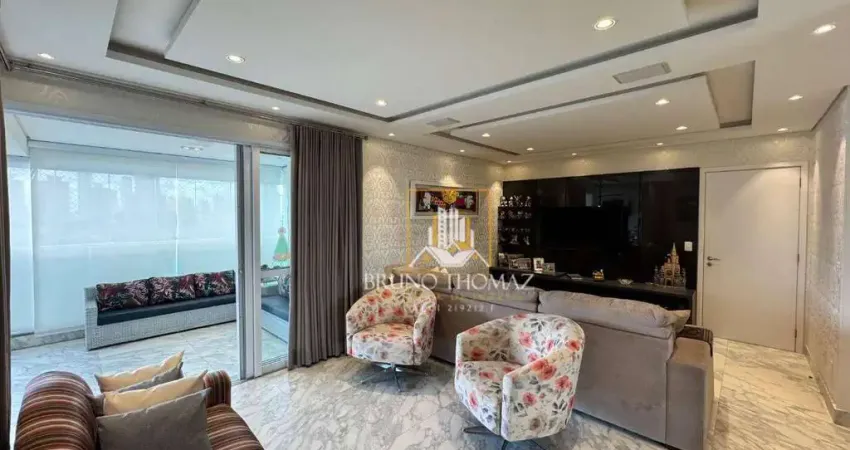 Apartamento com 3 dormitórios à venda, 165 m² por r$ 2.790.000,00 - tatuapé - são paulo/sp