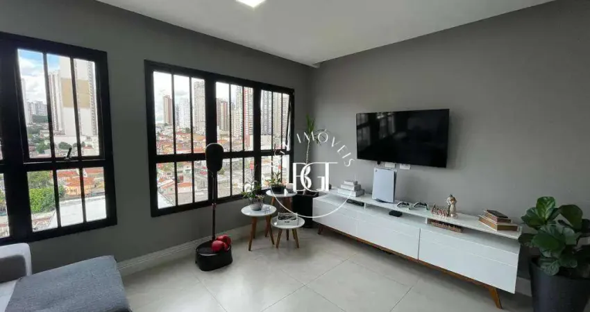 Apartamento com 2 dormitórios à venda, 70 m² por r$ 770.000 - vila regente feijó - são paulo/sp