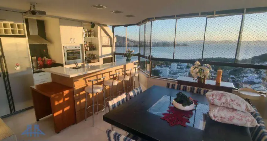 Cobertura à venda, 225 m² por r$ 2.750.000,00 - joão paulo - florianópolis/sc
