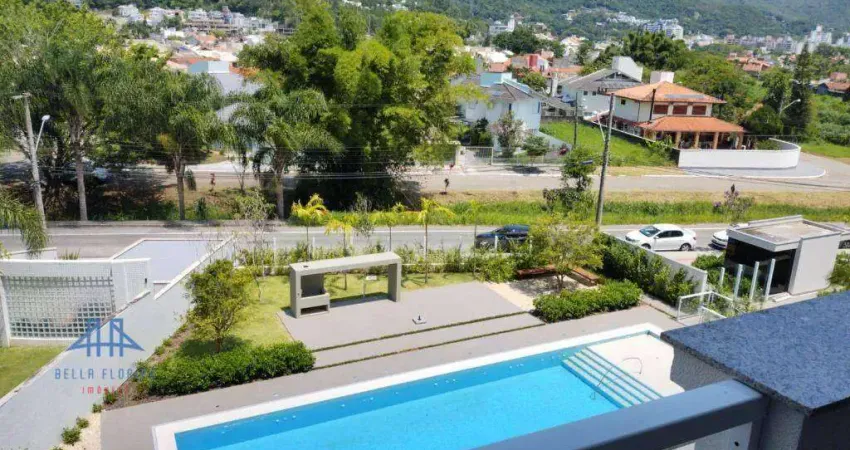Apartamento com 3 dormitórios para alugar, 107 m² por r$ 6.450,00/mês - parque são jorge - florianópolis/sc