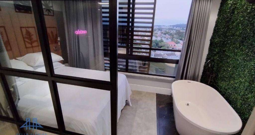 Studio com 1 dormitório para alugar, 44 m² por R$ 4.030,00/mês - Córrego Grande - Florianópolis/SC
