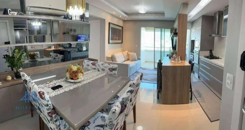 Apartamento com 2 dormitórios à venda, 65 m² por r$ 480.000,00 - praia joão rosa - biguaçu/sc