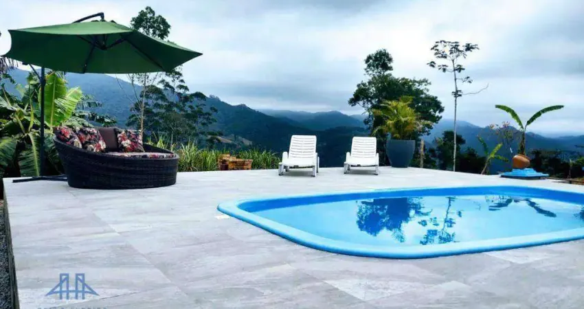 Chácara com 3 dormitórios à venda, 10000 m² por r$ 1.200.000,00 - biguaçu - biguaçu/sc