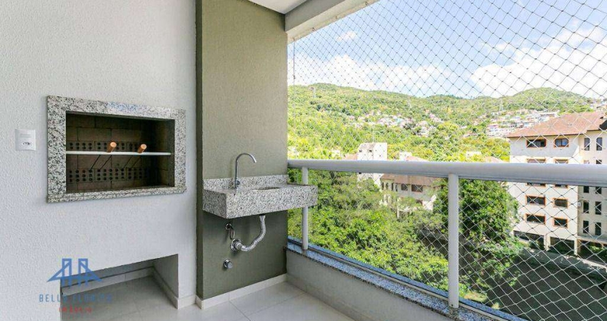 Apartamento com 2 dormitórios para alugar, 82 m² por R$ 5.470,00/mês - Saco Grande - Florianópolis/SC