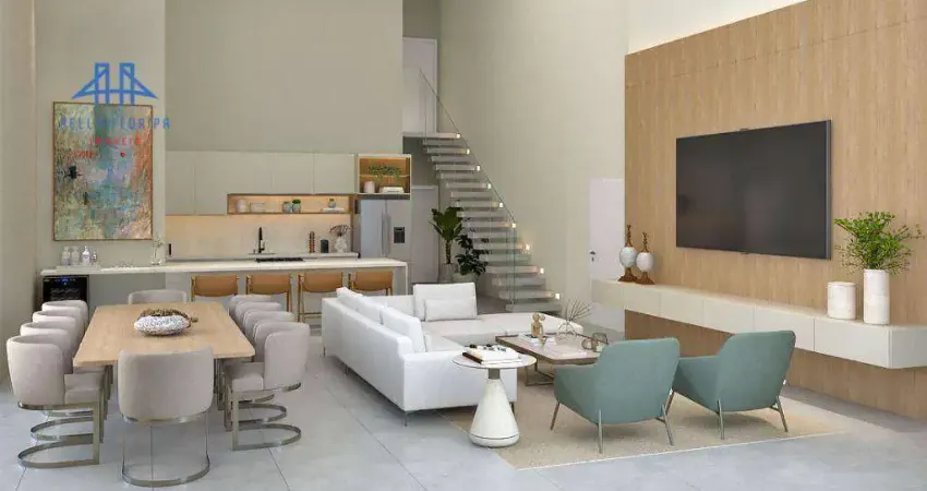 Apartamento duplex à venda, 219 m² por r$ 3.825.176,00 - cacupé - florianópolis/sc