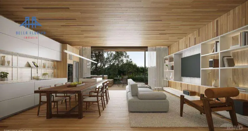 Apartamento garden com 3 dormitórios à venda, 172 m² por r$ 3.800.000 - cacupé - florianópolis/sc