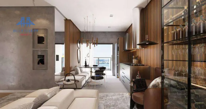 Apartamento com 4 dormitórios à venda, 163 m² por r$ 2.356.000 - praia comprida - são josé/sc