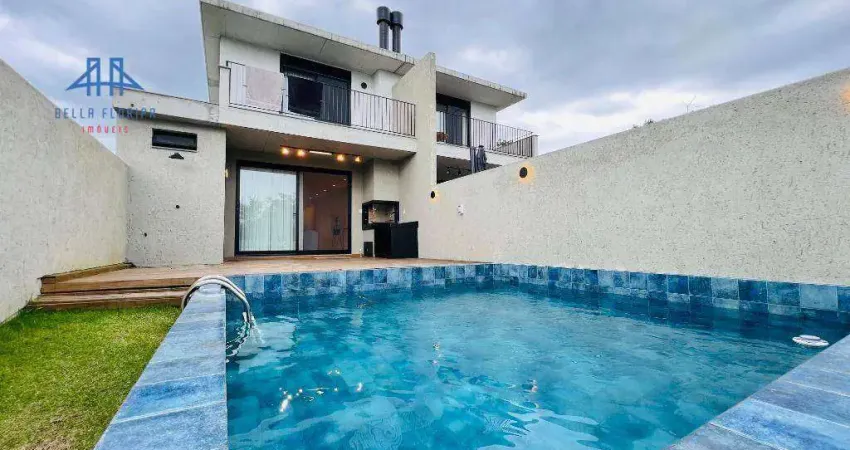 Casa com 3 dormitórios à venda, 240 m² por r$ 3.100.000,00 - córrego grande - florianópolis/sc