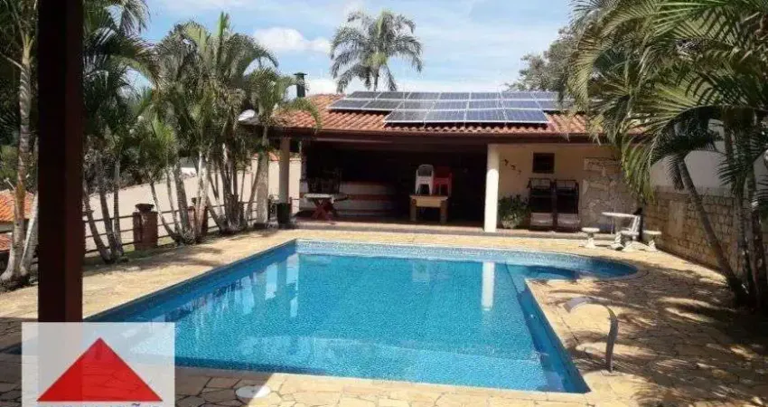 Chácara com 3 dormitórios à venda, 1200 m² por r$ 1.100.000,00 - sítio panorama - hortolândia/sp