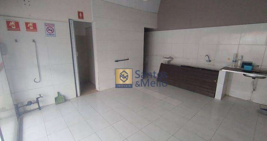 Salão para alugar, 30 m² por r$ 1.500,00/mês - parque marajoara - santo andré/sp