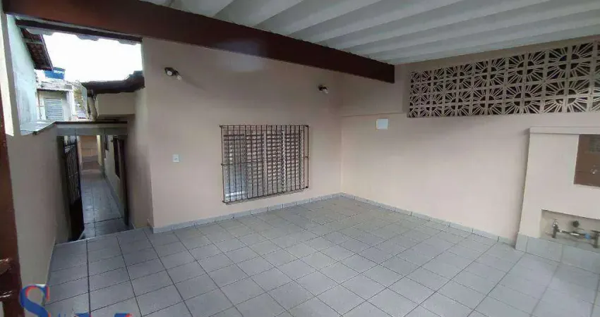 Casa com 2 dormitórios para alugar, 80 m² por R$ 1.700,00/mês - Cidade São Jorge - Santo André/SP