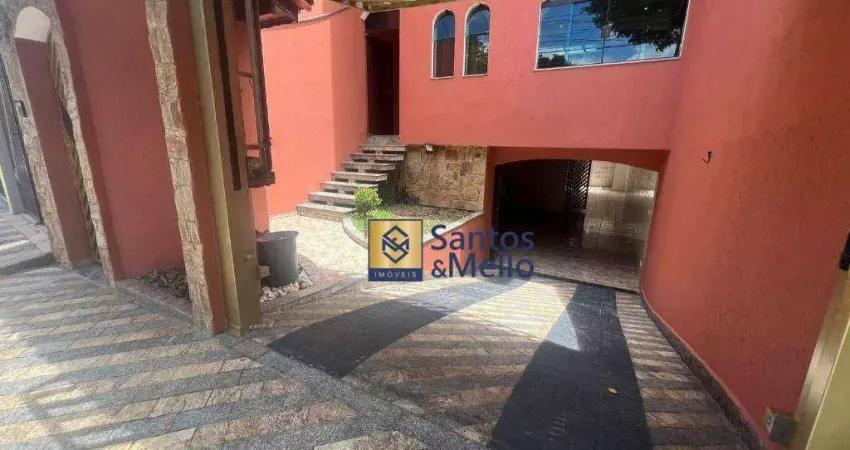 Sobrado com 3 dormitórios, 262 m² - venda por r$ 850.000,00 ou aluguel por r$ 5.120,00/mês - parque marajoara - santo andré/sp