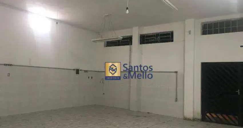 Salão para alugar, 160 m² por r$ 4.580,00/mês - vila camilópolis - santo andré/sp