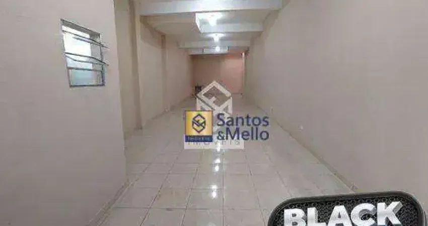 Salão para alugar, 125 m² por r$ 2.270,00/mês - vila luzita - santo andré/sp