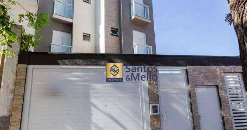 Cobertura com 2 dormitórios para alugar, 102 m² por R$ 2.806,00/mês - Parque das Nações - Santo André/SP