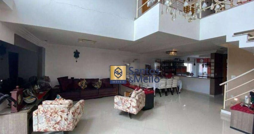 Cobertura com 4 dormitórios para alugar, 250 m² por R$ 12.365,86/mês - Jardim - Santo André/SP