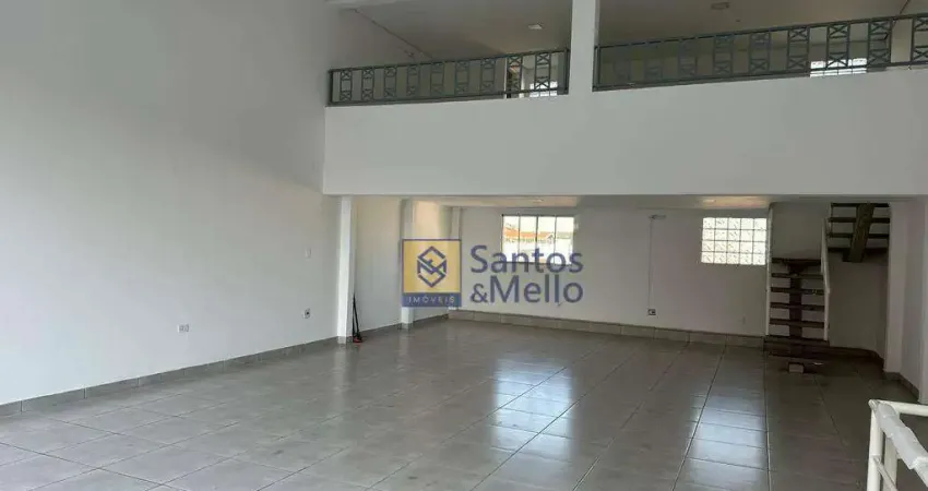 Salão, 125 m² - venda por R$ 650.000,00 ou aluguel por R$ 6.000,00/mês - Parque das Nações - Santo André/SP
