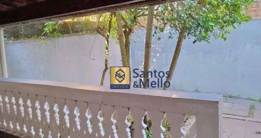 Casa com 1 dormitório para alugar, 80 m² por R$ 1.100,00/mês - Parque Marajoara - Santo André/SP