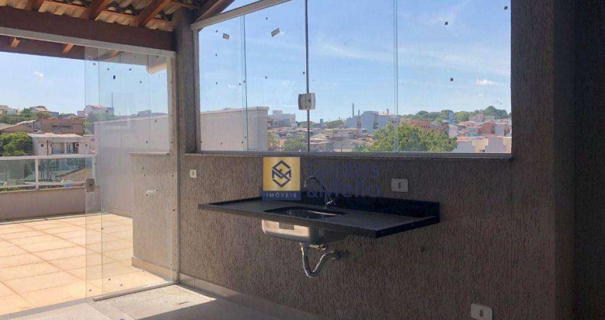 Cobertura com 2 dormitórios para alugar, 110 m² por R$ 2.380,00/mês - Jardim Santo Alberto - Santo André/SP