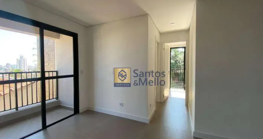 Apartamento com 2 dormitórios para alugar, 65 m² por R$ 3.450,00/mês - Campestre - Santo André/SP
