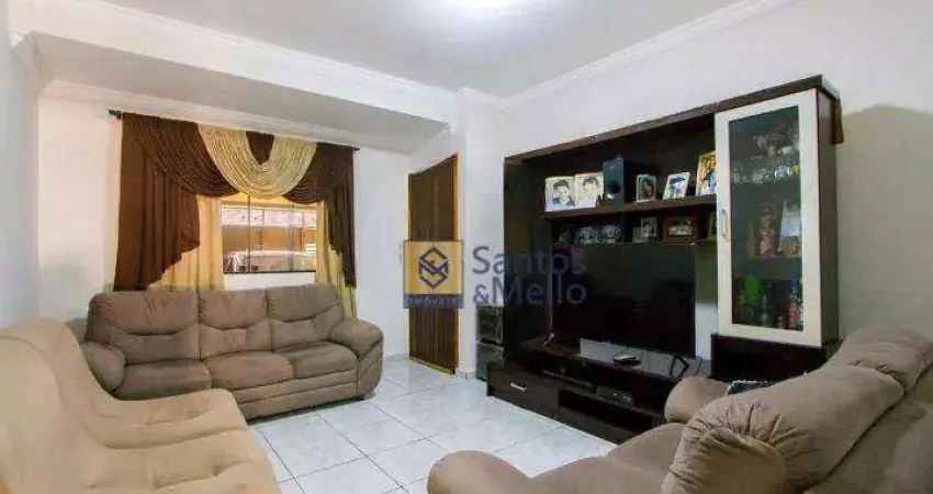 Casa com 3 dormitórios para alugar, 174 m² por R$ 3.286,00/mês - Vila América - Santo André/SP