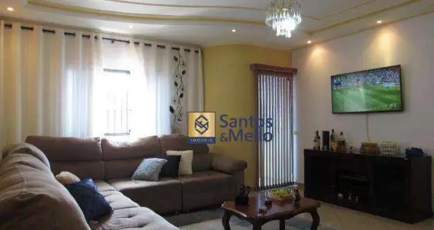 Sobrado com 3 dormitórios, 248 m² - venda por r$ 1.100.000,00 ou aluguel por r$ 6.150,00/mês - jardim utinga - santo andré/sp