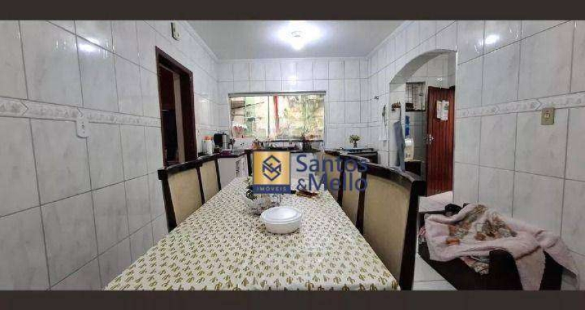 Casa com 3 dormitórios para alugar, 110 m² por R$ 3.200/mês - Vila Alzira - Santo André/SP