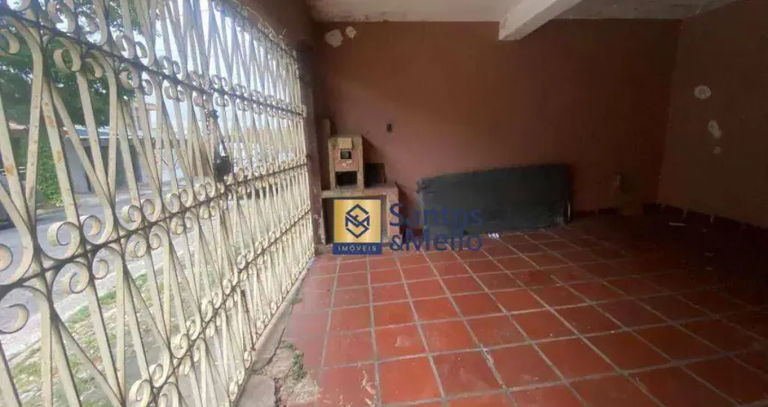 Casa com 2 dormitórios para alugar, 100 m² por R$ 1.841,82/mês - Jardim Santo Alberto - Santo André/SP