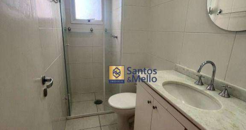 Apartamento com 2 dormitórios para alugar, 57 m² por R$ 3.002,89/mês - Vila Homero Thon - Santo André/SP