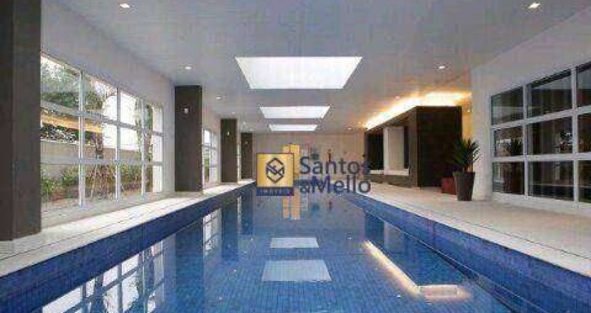 Apartamento com 2 dormitórios para alugar, 57 m² por R$ 3.002,89/mês - Vila Homero Thon - Santo André/SP