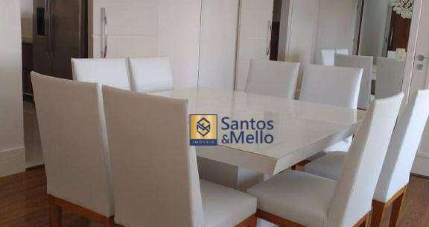 Apartamento com 3 dormitórios para alugar, 121 m² por R$ 6.500,00/mês - Casa Branca - Santo André/SP