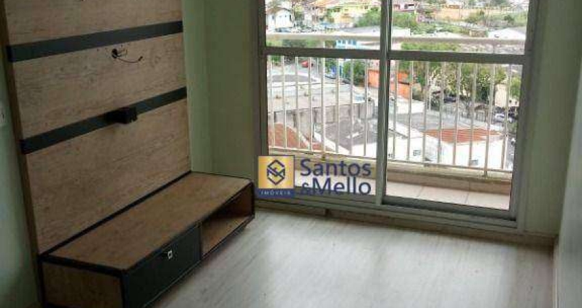 Apartamento com 2 dormitórios para alugar, 45 m² por R$ 2.200,00/mês - Vila Homero Thon - Santo André/SP